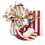 Role folie 40my/0,8 x 20 m Line gold - velkoobchod, dovoz květin, řezané květiny Brno