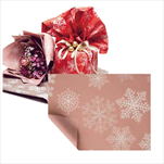 Role folie 40my/0,8 x 40 m Snowflake roso - velkoobchod, dovoz květin, řezané květiny Brno