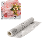 OB folie role 30 my 0,7 x 50 m Newspaper nero - velkoobchod, dovoz květin, řezané květiny Brno