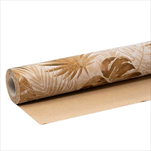 Role papír+vlizelín 75cm/20m voděodolný Tropical hnědý - velkoobchod, dovoz květin, řezané květiny Brno