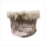 Obal kožešina 34 x 26 cm krémový - velkoobchod, dovoz květin, řezané květiny Brno