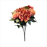 Uk kytice růže a pivoňky X9/53 cm rezavá - velkoobchod, dovoz květin, řezané květiny Brno