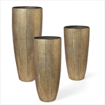 Váza S/3 95,5/77/58 cm zlatá - velkoobchod, dovoz květin, řezané květiny Brno