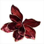 Uk květ magnolie LUX 25 cm bordó - velkoobchod, dovoz květin, řezané květiny Brno