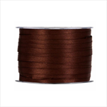 Stuha satén Raso 3 mm/100 m dark brown - velkoobchod, dovoz květin, řezané květiny Brno