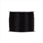 Stuha satén Raso 3 mm/100 m black - velkoobchod, dovoz květin, řezané květiny Brno