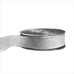 Stuha Shining Cage 25 mm/20 m stříbrná - velkoobchod, dovoz květin, řezané květiny Brno