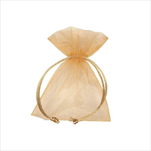 Ob sáček organza 7,5 x 10 cm zlatý - velkoobchod, dovoz květin, řezané květiny Brno