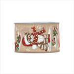 Stuha Xmas Cats 63 mm/10 m - velkoobchod, dovoz květin, řezané květiny Brno