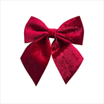 Mašle samet 20 x 24 cm červená - velkoobchod, dovoz květin, řezané květiny Brno