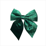 Mašle samet 20 x 24 cm tmavě zelená - velkoobchod, dovoz květin, řezané květiny Brno