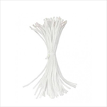 Columbus (chlupatý drát) 5 mm/30 cm bílá 50 ks - velkoobchod, dovoz květin, řezané květiny Brno