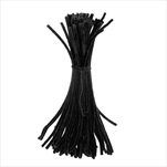 Columbus (chlupatý drát) 5 mm/30 cm černá 50 ks - velkoobchod, dovoz květin, řezané květiny Brno