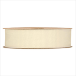 Stuha organza 25 mm/20 m krémová - velkoobchod, dovoz květin, řezané květiny Brno