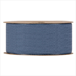 Stuha Ecovelur 40 mm/20 m kouřově modrá - velkoobchod, dovoz květin, řezané květiny Brno