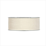 Stuha Double velvet 40 mm/7 m light cream - velkoobchod, dovoz květin, řezané květiny Brno