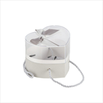 Flower box Srdce 12,5 x 11,5 cm šedý - velkoobchod, dovoz květin, řezané květiny Brno