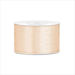 Stuha Light double satén 40 mm/50 m cream - velkoobchod, dovoz květin, řezané květiny Brno