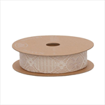 Stuha Majolica 25 mm/10 m béžová - velkoobchod, dovoz květin, řezané květiny Brno