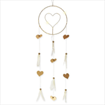 Lapač snů srdce kov/LED 80cm krém II.jakost - velkoobchod, dovoz květin, řezané květiny Brno