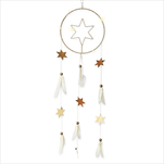 Lapač snů hvězda kov/LED 80CM krém - velkoobchod, dovoz květin, řezané květiny Brno