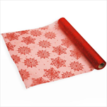 Organza vánoční 36cm/5m červená - velkoobchod, dovoz květin, řezané květiny Brno