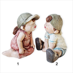 Holka/kluk keramika 30cm mix - velkoobchod, dovoz květin, řezané květiny Brno