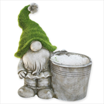 Skřítek obal keramika 36,5cm mechový - velkoobchod, dovoz květin, řezané květiny Brno