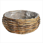 Miska obal proutí pr.25cm natural - velkoobchod, dovoz květin, řezané květiny Brno