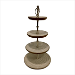 Etažér dřevo/kov 70cm - velkoobchod, dovoz květin, řezané květiny Brno