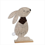 Zajíc filc 33cm béžová - velkoobchod, dovoz květin, řezané květiny Brno