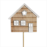 Domek zápich dřevo 8,4/32cm - velkoobchod, dovoz květin, řezané květiny Brno