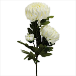 Chryzanthéma kytice textil x3/92cm krém - velkoobchod, dovoz květin, řezané květiny Brno