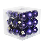 Koule sklo 4cm/27ks fialová - velkoobchod, dovoz květin, řezané květiny Brno