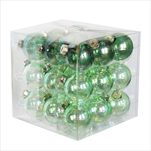 Koule sklo 4cm/27ks čirá zelená - velkoobchod, dovoz květin, řezané květiny Brno