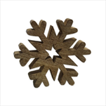 Vločka dřevo pr.13,5cm - velkoobchod, dovoz květin, řezané květiny Brno