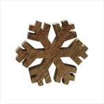 Vločka dřevo pr.14cm - velkoobchod, dovoz květin, řezané květiny Brno