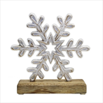 Vločka dřevo/keramika pr.17,5cm - velkoobchod, dovoz květin, řezané květiny Brno