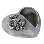 Srdce obal polyresin 19cm - velkoobchod, dovoz květin, řezané květiny Brno