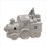 Vlak porcelán LED V14cm - velkoobchod, dovoz květin, řezané květiny Brno