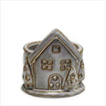 Domek svícen porcelán 7,7cm - velkoobchod, dovoz květin, řezané květiny Brno