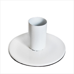 Svícen kov pr.8/2,3cm bílá - velkoobchod, dovoz květin, řezané květiny Brno