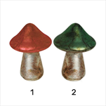 Hříbek sklo  V9,5cm mix - velkoobchod, dovoz květin, řezané květiny Brno