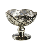 Pohár sklo 11cm černá oxid - velkoobchod, dovoz květin, řezané květiny Brno