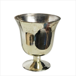 Pohár sklo 13cm černá oxid - velkoobchod, dovoz květin, řezané květiny Brno