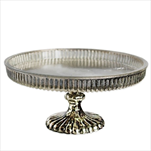 Podnos sklo pr.20cm černá oxid - velkoobchod, dovoz květin, řezané květiny Brno