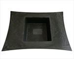 Obal čtverec melamin 30cm antracit - velkoobchod, dovoz květin, řezané květiny Brno
