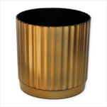 Obal melamin pr.18cm zlatá patina - velkoobchod, dovoz květin, řezané květiny Brno