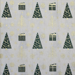 Stolní běhoun polyester 45x150cm vánoční - velkoobchod, dovoz květin, řezané květiny Brno