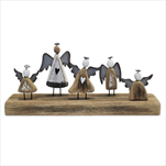 Andělé dřevo 34cm - velkoobchod, dovoz květin, řezané květiny Brno